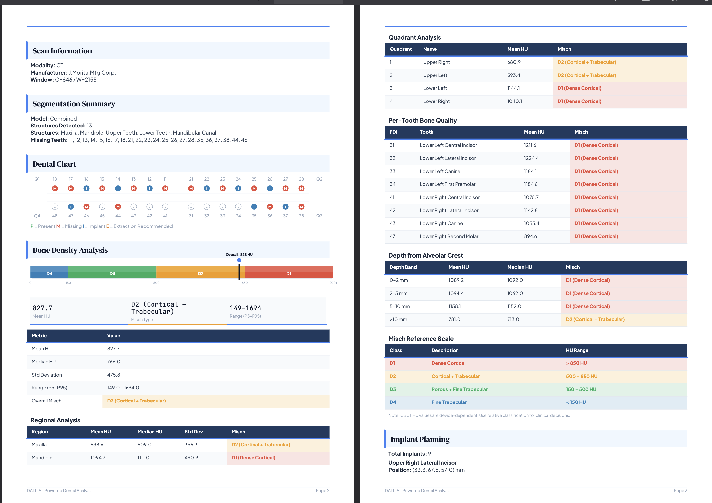 Clinical report preview